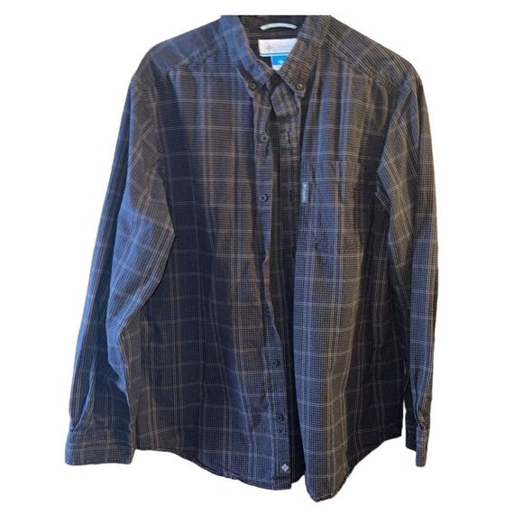 Mens Columbia Long Sleeve Button Down Shirt Large - Picture 1 of 5